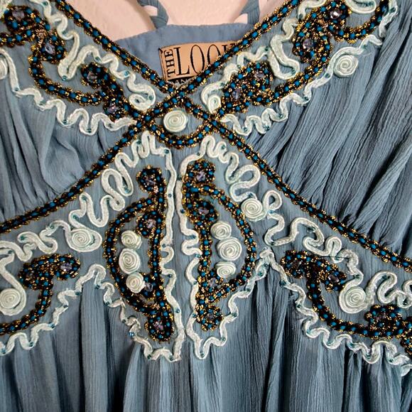 Size 14 – Vintage Grecian Style Gown by The Look Luxe by Randolph Duke - Picture 3 of 5